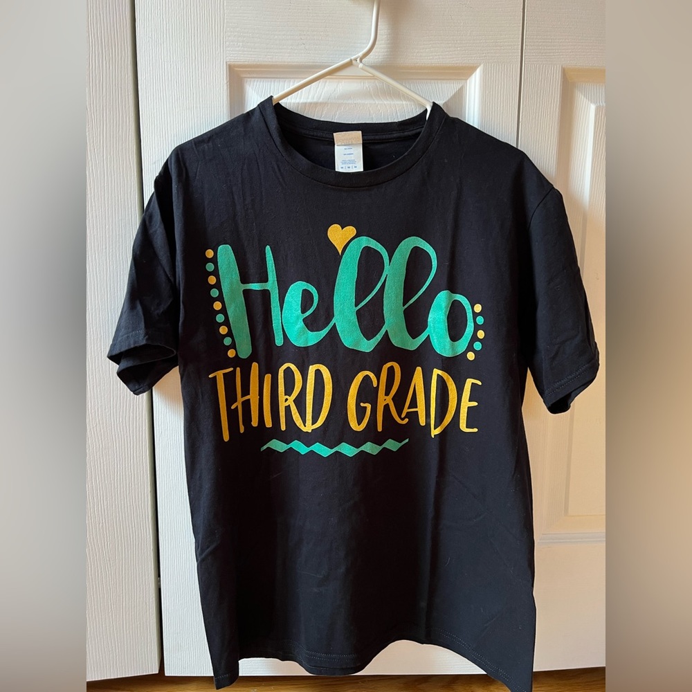 Third Grade Teacher Medium Black T-Shirt